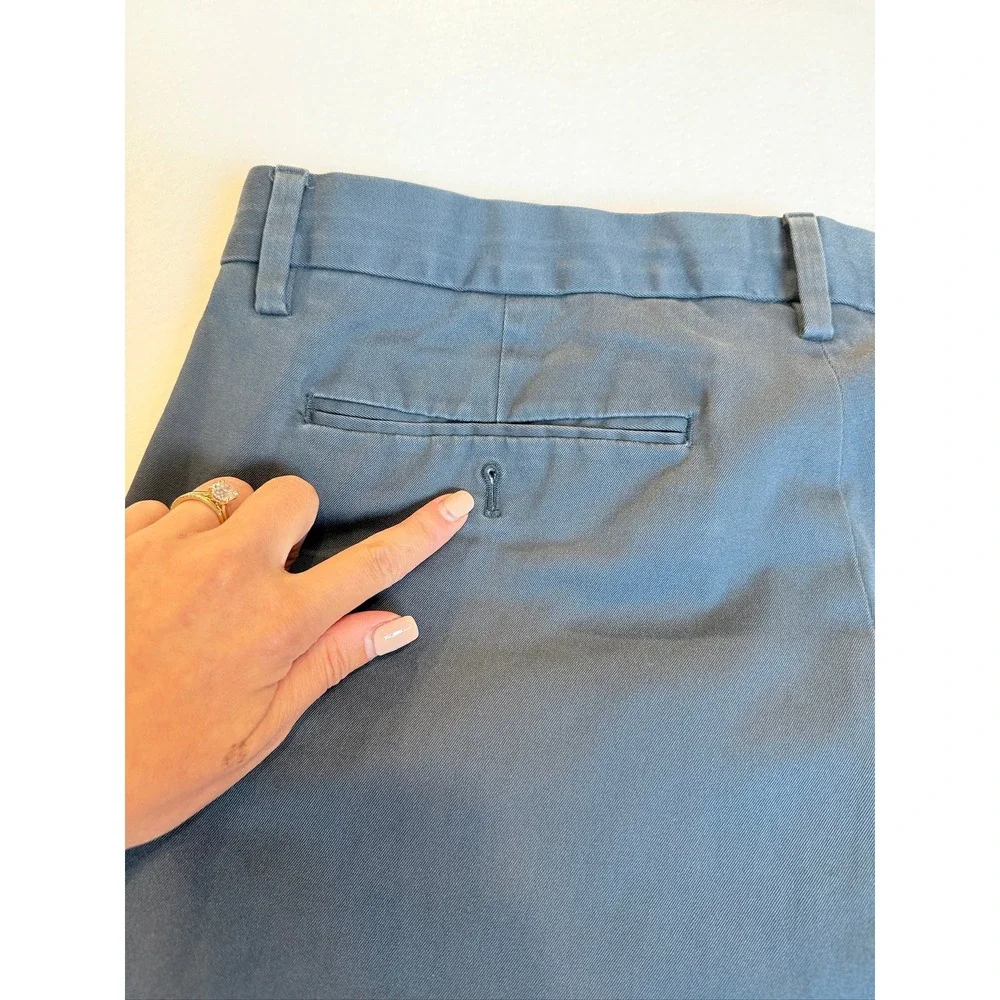 Banana Republic Mason Athletic Tapered Pants Mens 35x32 Bluish Gray Chino